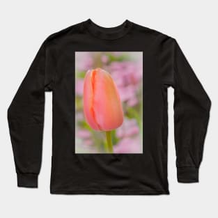 Pink Tulip Long Sleeve T-Shirt